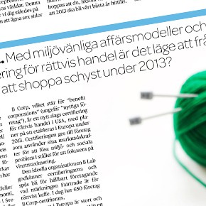 CircularEconomy.se i DN Lördag CircularEconomy.se i DN Lördag