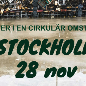 Utbildningen om cirkulära möbler och återbrukad inredning till Stockholm